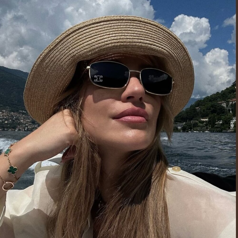 NWT CELINE  Triomphe 60MM Rectangular Sunglasses